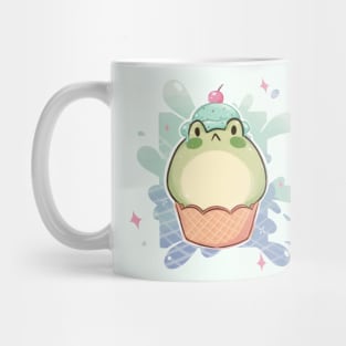 Mint Sundae Kewi Frog Mug